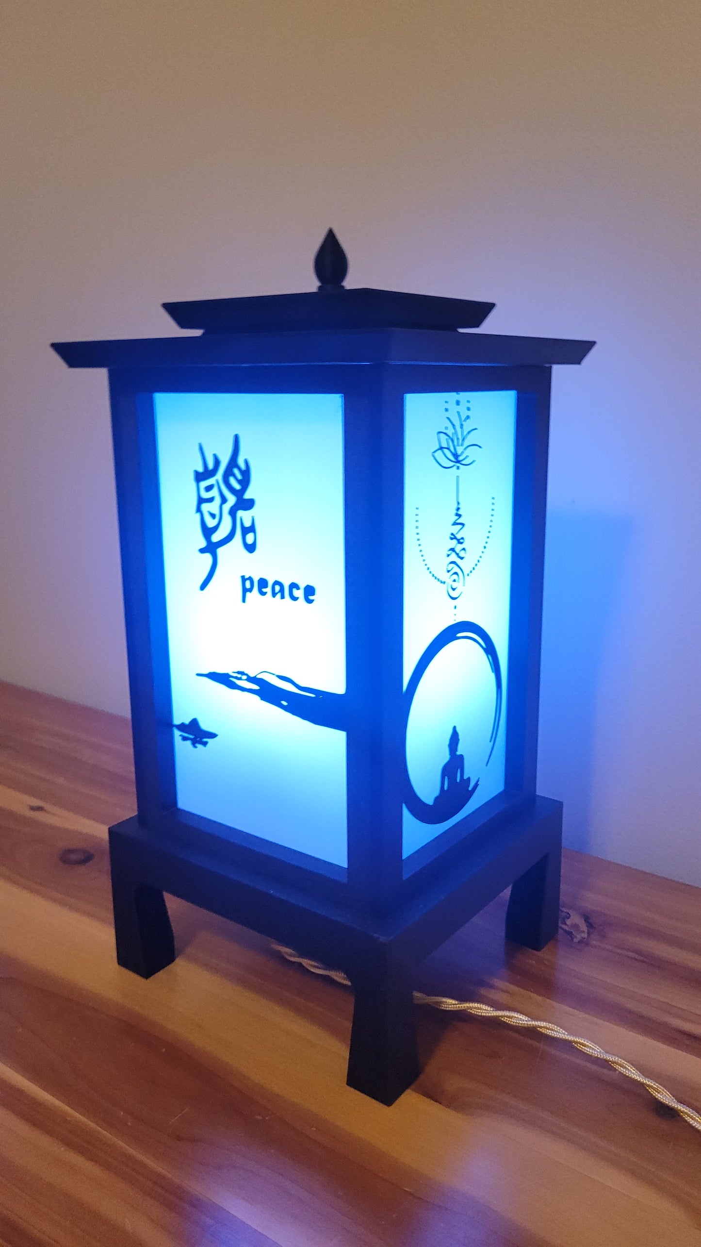 Zen Harmony Ambient Lamp – Customizable Traditional Chinese / Japanese Inspired Mood Light