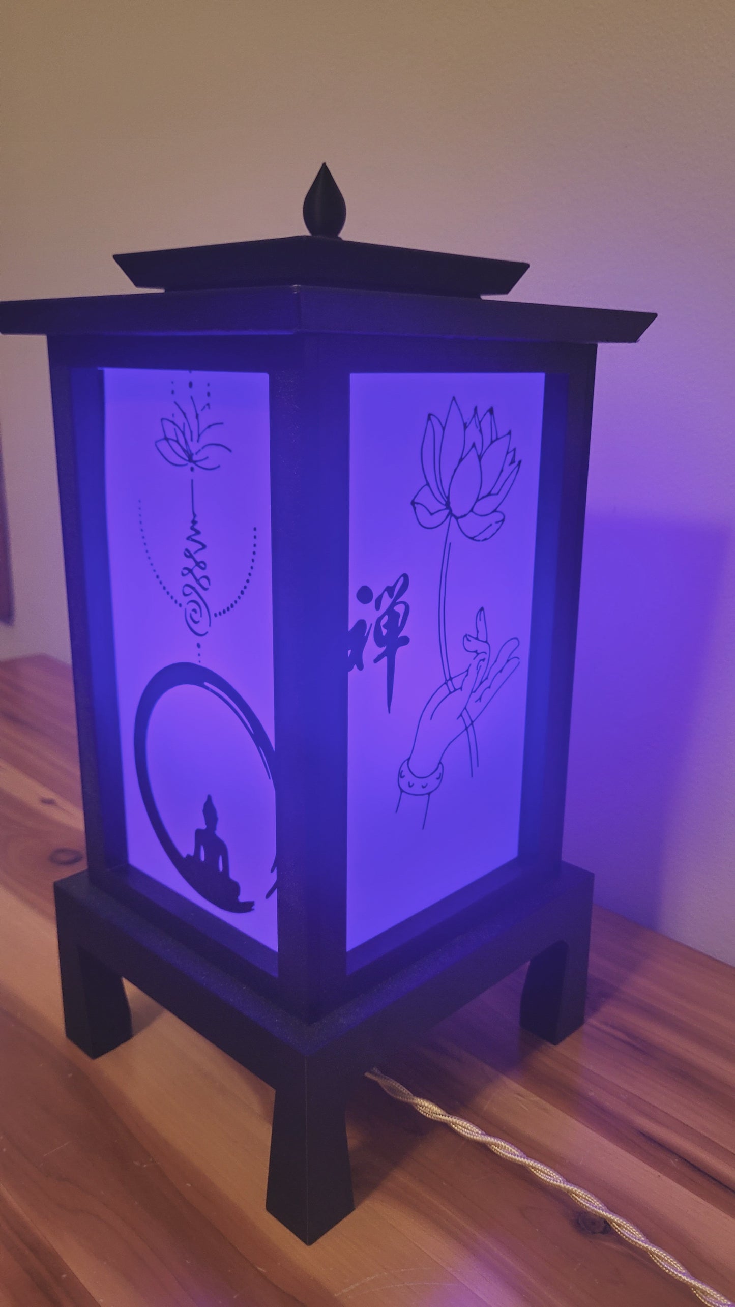 Zen Harmony Ambient Lamp – Customizable Traditional Chinese / Japanese Inspired Mood Light